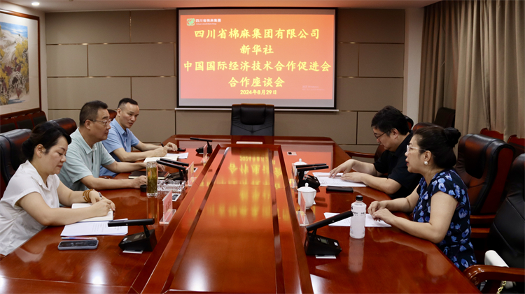 集團公司召開與新華社、中國國際經(jīng)濟技術合作促進會合作座談會